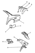 41351961845 - Body: Outer Panel for BMW Image