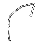 15766924 - Body: Window Channel for Chevrolet: Blazer, S10 | GMC: Jimmy, Sonoma | Oldsmobile: Bravada Image