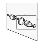 44014TR0A01 - Suspension: Cv Joint Kit for Honda: Civic Image