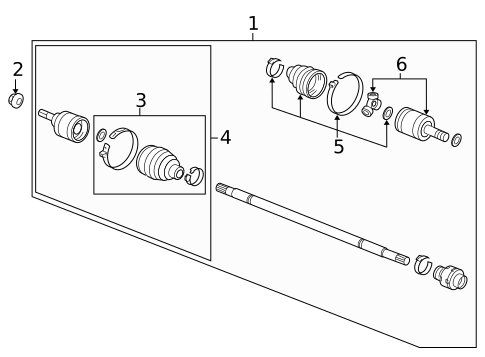 Drive Axles for 2012 Honda Civic #0