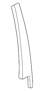 51357005050 - Body: Front Molding for BMW: 745i, 745Li, 750i, 750Li, 760i, 760Li, Alpina B7 Image