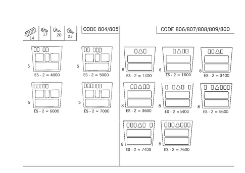 Top Covering, Used with Automatic Air Conditioner (Code 581) for 2000 Mercedes-Benz C43 AMG #1