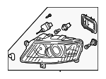 4F0941029ER - Electrical: Headlamp Assembly for Audi: A6, A6 Quattro, S6 Image