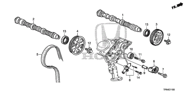 Camshaft - Timing Belt (V6) for 2012 Honda Crosstour #0