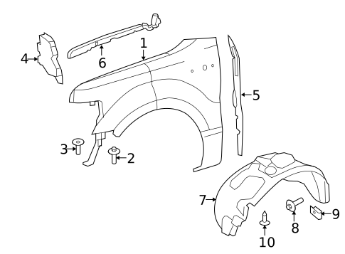 Fender & Components for 2014 Ford F-150 #0