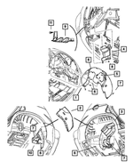 6507010AA - : U Multi Thread Nut for Chrysler: PT Cruiser, Sebring | Dodge: Charger, Stratus | Jeep: Commander, Grand Cherokee | Ram: 3500 Image