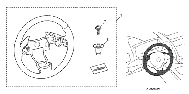 Steering Wheel (Wood) for 2013 Acura RDX #0