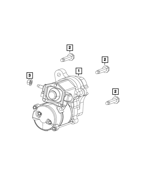 R4896464AC - Electrical: Engine Starter, Remanufactured for Mopar Image
