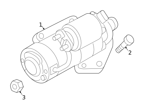 Starter for 2012 Mazda 6 #1