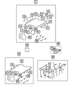 68271245AA - Engine: Throttle Body To Intake Seal for Mopar Image image