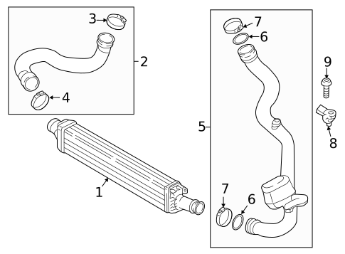 Intercooler for 2025 Audi A4 allroad #0