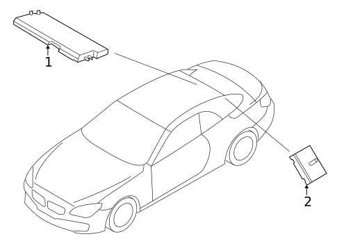 Antenna & Radio for 2016 BMW 640i #1