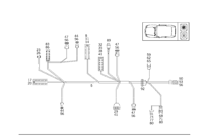 1295404409 - Electrical Equipment and Instruments: Electric Line for Mercedes-Benz Image image