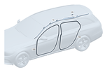 1188602300 - Covering and Lining: Window Airbag for Mercedes-Benz Image