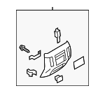 969303ZE1B - Body: Rear Panel Assembly for Nissan: Armada Image