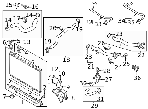 Radiator & Components for 2016 Mazda 6 #0