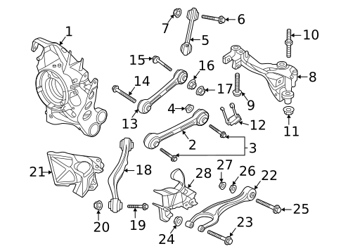 Rear Suspension for 2020 Porsche 911 #1