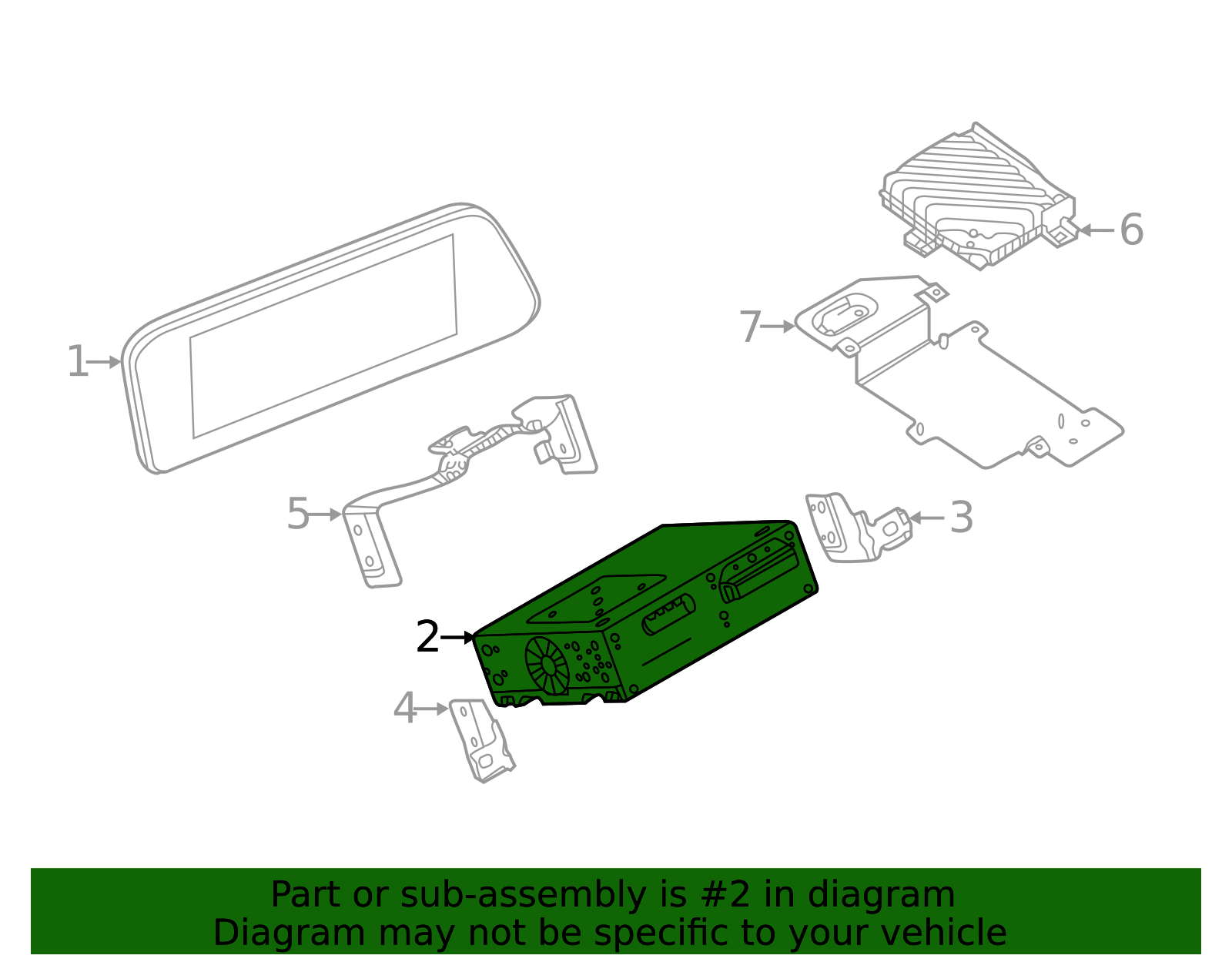 2020-2022 Mazda GPS Navigation Control Module dgh9669c0j | TascaParts.com