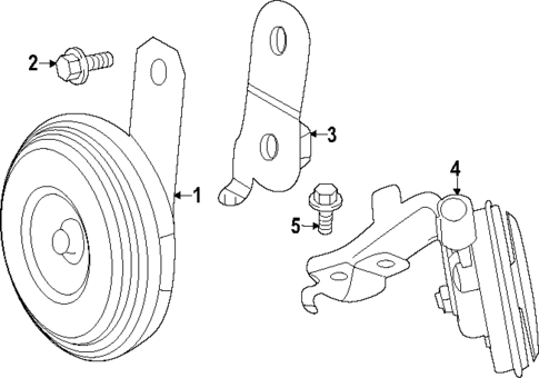Horn for 2023 Toyota GR Corolla #0