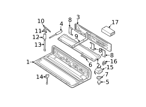 Stowage Compartment for 2000 BMW 323Ci #0