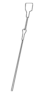 15650RCAA02 - Engine: Dipstick for Honda: Accord, Accord Crosstour, Crosstour, Odyssey, Pilot, Ridgeline Image