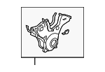 11810RCAA01 - Engine: Outer Timing Cover for Honda: Accord, Accord Crosstour, Crosstour, Odyssey, Passport, Pilot, Ridgeline Image
