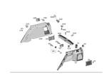 1666900141 - Trim and Lining: Trim, Load Compartment for Mercedes-Benz Image