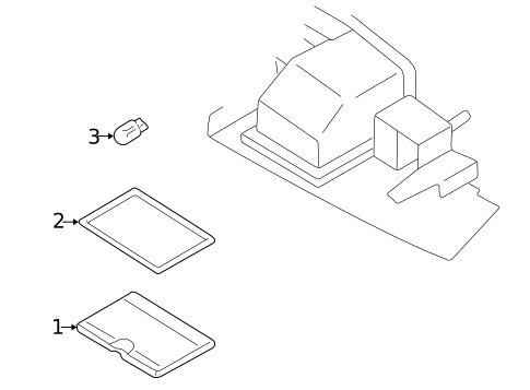 License Lamps for 2000 Volvo S70 #0