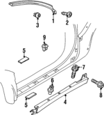8972510681 - : Drip Channel for Isuzu Image