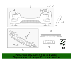 2004-2026 Volvo License Plate Bracket Hardware Kit 30632653 ...