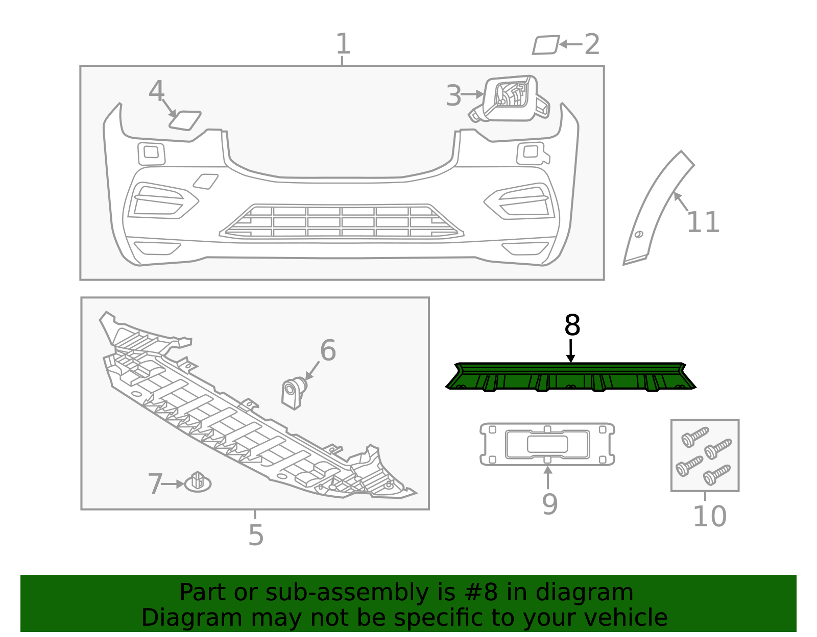 Genuine Bumper Protection Pad for 2018-2021 Volvo XC60 | Part# 31454530 ...