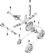 J8133730 - Suspension: Hub for Jeep: CJ7, Grand Wagoneer, J10, J20, Scrambler Image