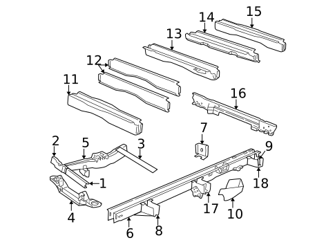 Frame & Components for 1995 Dodge B3500 #0