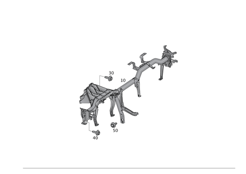 Crossmember Below Instrument Panel for 2014 Mercedes-Benz SLK250 #0