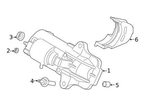 Starter & Related Components for 2019 Ford Transit Connect #0