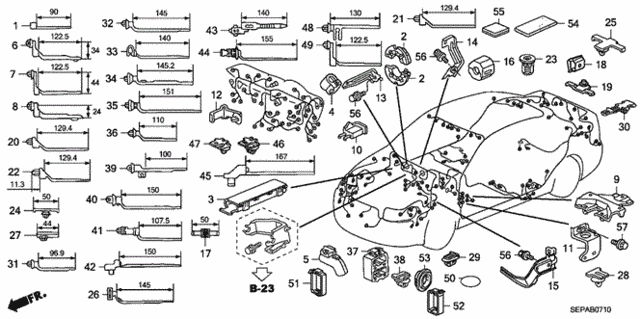 Harness Band - Bracket for 2008 Acura TL #0