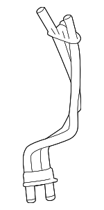 16268F4010 - Cooling System: By-Pass Pipe for Toyota Image