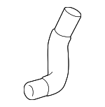 16283F4010 - Cooling System: By-Pass Hose for Toyota Image