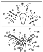 6100932 - 3.7L Gas; Engine: Hex Flange Head Bolt for Mopar Image