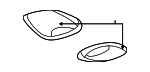 5134571AA - Electrical: Map Light Lens for Mopar Image