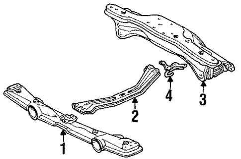 Engine & Trans Mounting for 1998 Isuzu Oasis #1