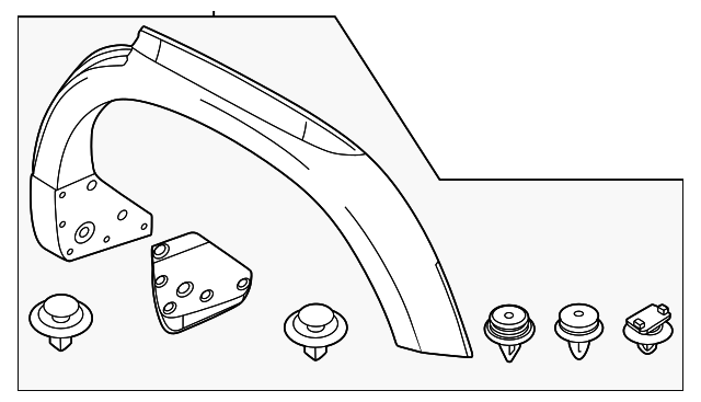 VC85-51-W30 - Wheel Opening Molding - 2023 Mazda CX-50 | Mazda Swag