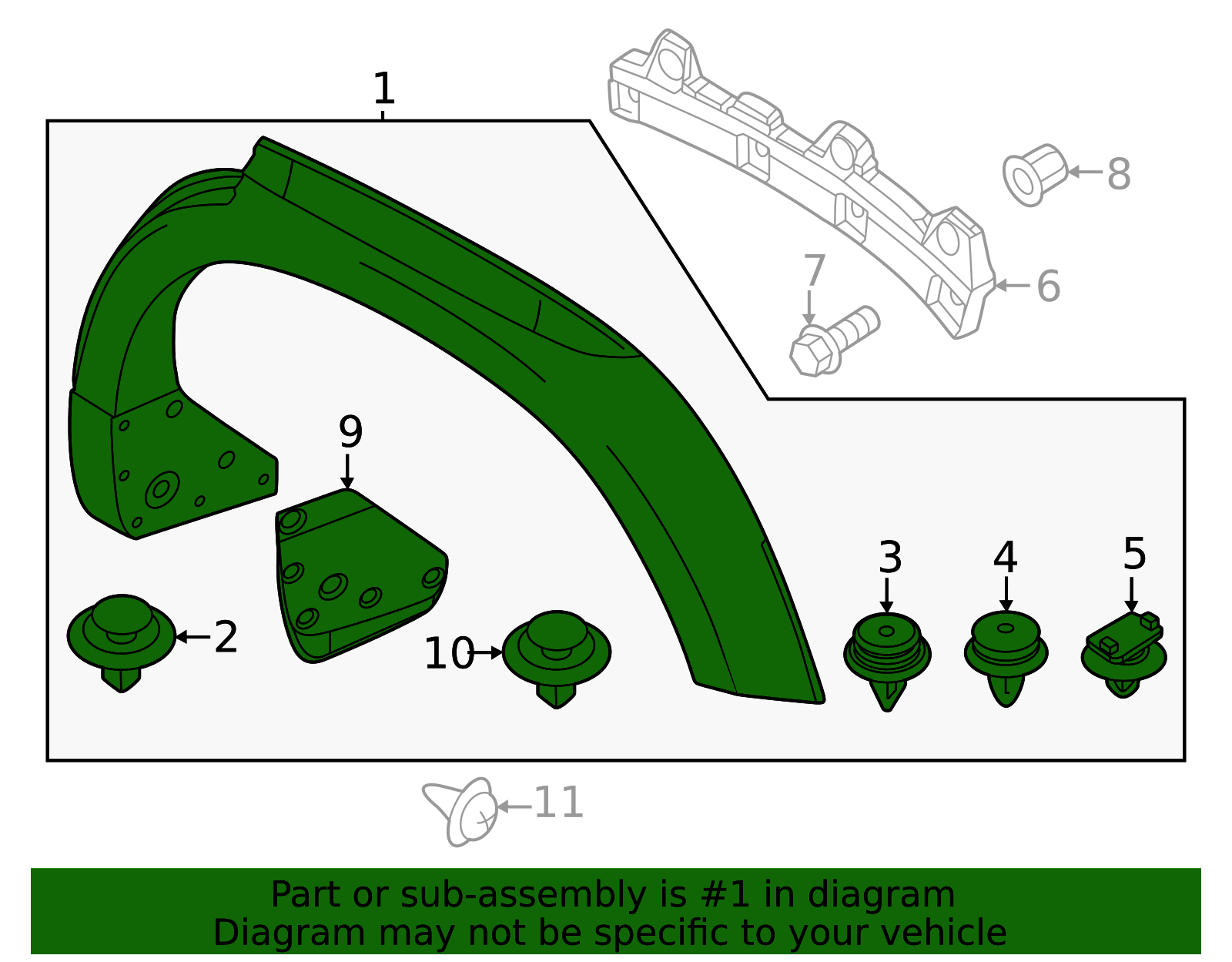 VC85-51-W50 - Wheel Arch Molding - 2023-2025 Mazda CX-50 | Mazda Swag