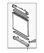 1640021381 - Cooling System: 2007-2018 Toyota - Radiator Assembly for Scion: xD | Toyota: Yaris Image