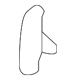 68610814AA - Body: Adjust Handle Cap for Mopar Image
