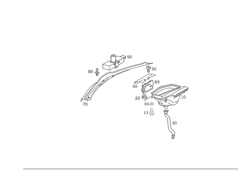 Water Baffle with Intake Shell for 2001 Mercedes-Benz S55 AMG #0