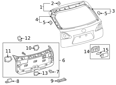 Interior Trim for 2012 Lexus RX450h #0