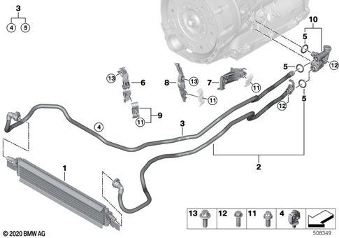 Oil Cooler / Circuits for 2024 BMW 430iX #0