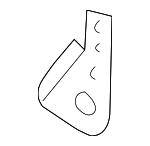 ABU760020 - Body: Front Bracket for Land Rover: Range Rover Image