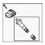 TPMS113 - Electrical: Motorcraft™ Tire Pressure Monitoring System (TPMS) Sensor for Ford: E-Transit, Escape, Transit-150, Transit-250, Transit-350, Transit-350 HD Image